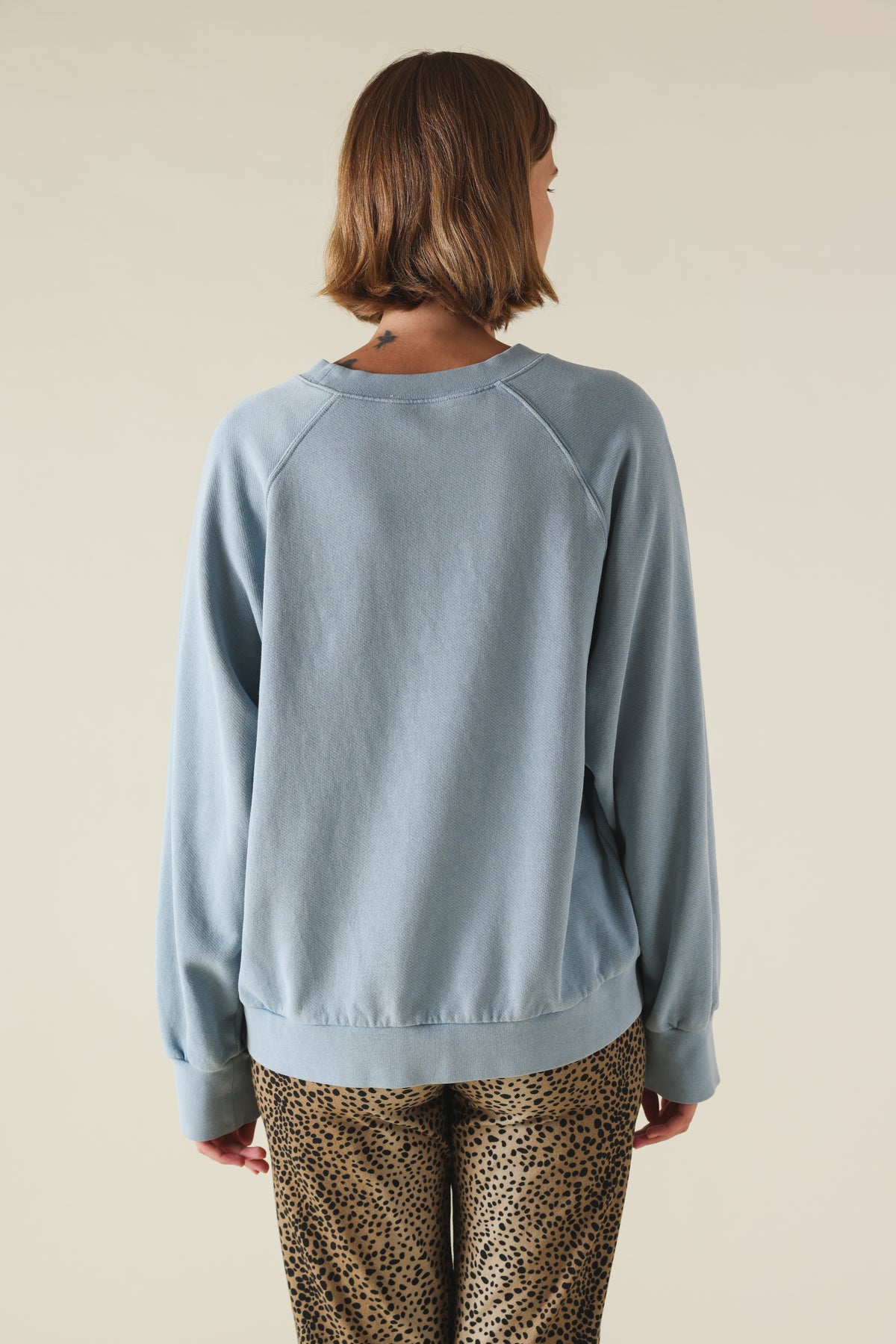 Sweat JOSEPH bleu jean délavé
