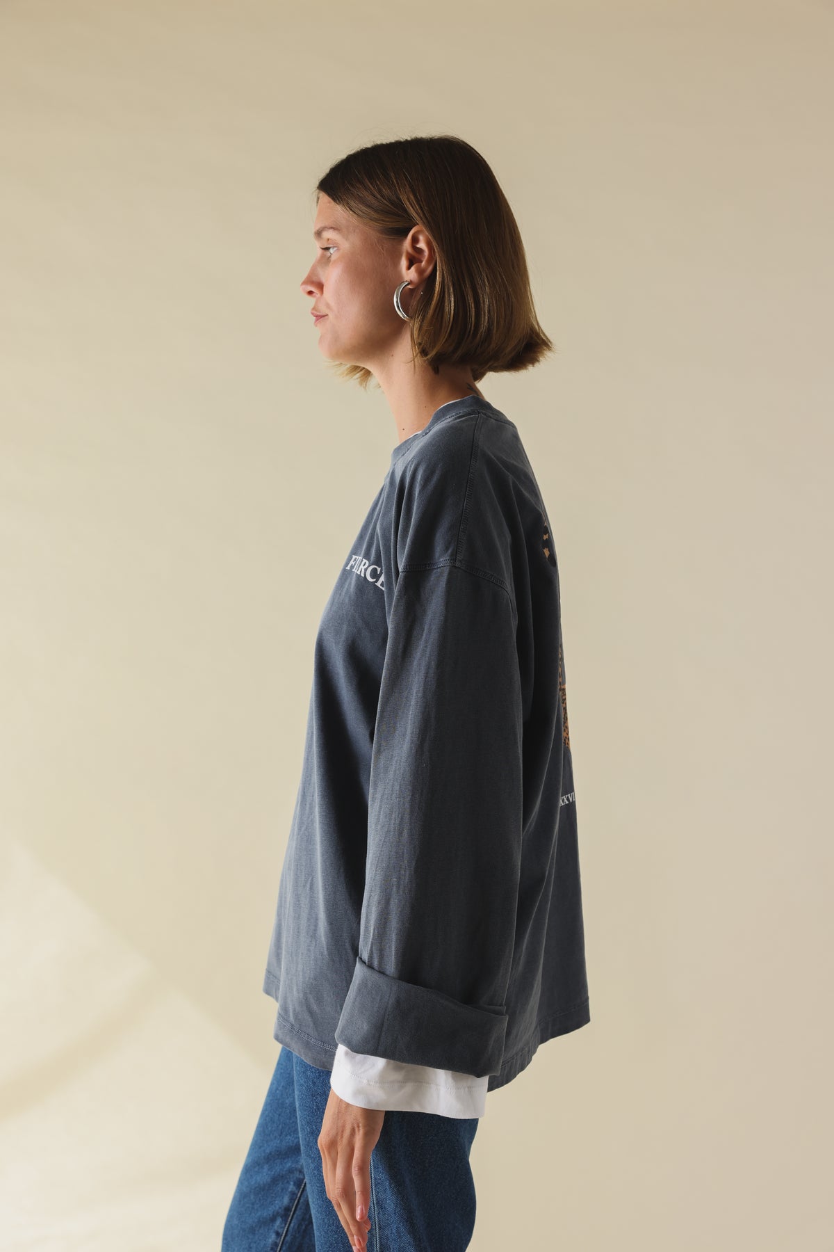 T-shirt MARCO marine guépard