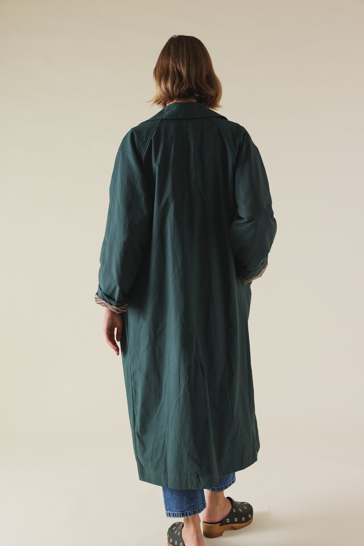 Trench ALPHONSE vert bouteille