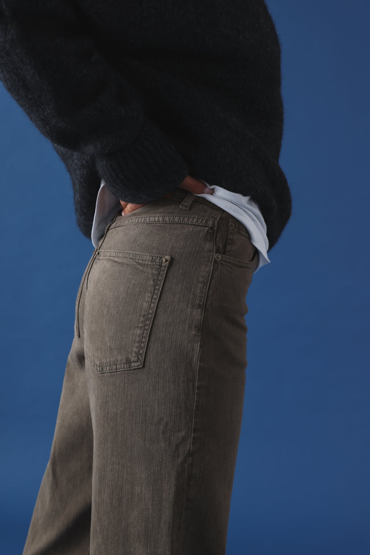 Barrel Raoul trousers taupe denim
